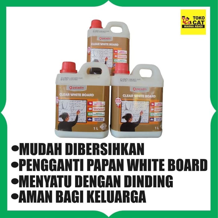 

Cat CLEAR WHITE BOARD 1 Liter / Cat Papan Tulis
