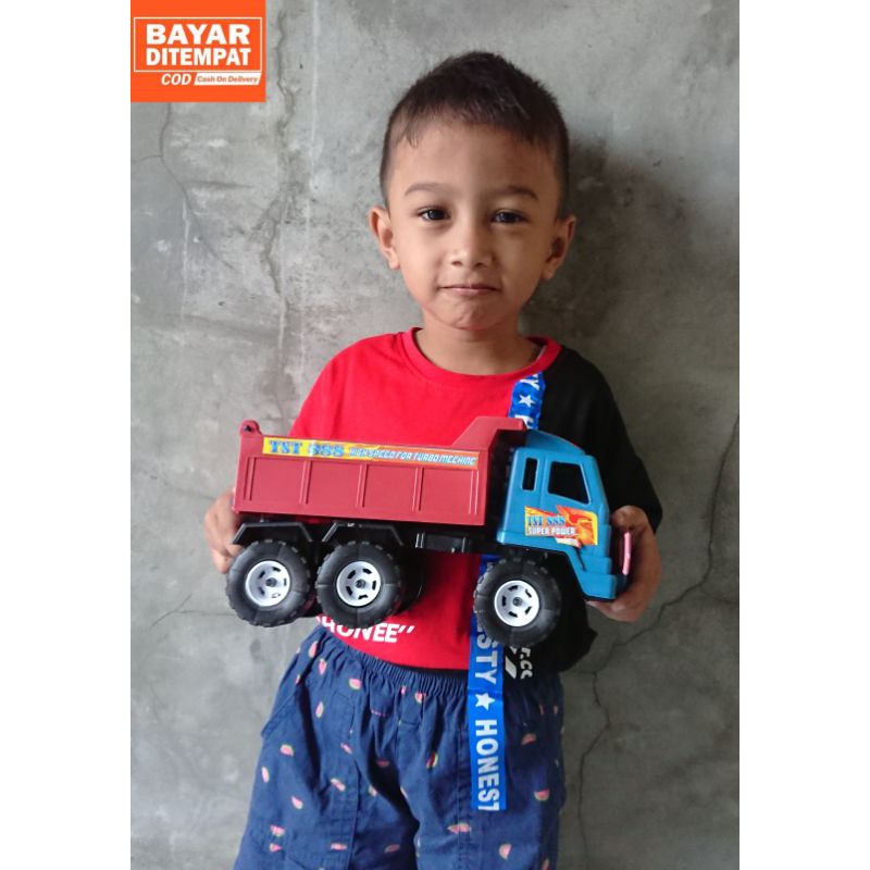 AJ Mainan Anak Mobil Truk Pasir Dump Truck/ Mainan Truk Pasir Jomplang TST 888 Murah