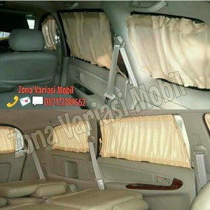 Gorden / Hordeng / horden / Tirai Mobil Avanza / Xenia Lama New VVTI Hitam ABU Krem