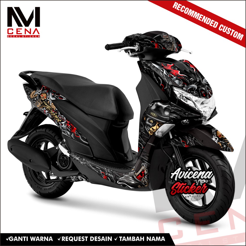 Sticker Decal Yamaha Freego Decal Sticker Freego Sticker Striping Decal Freego Full Body jerinx