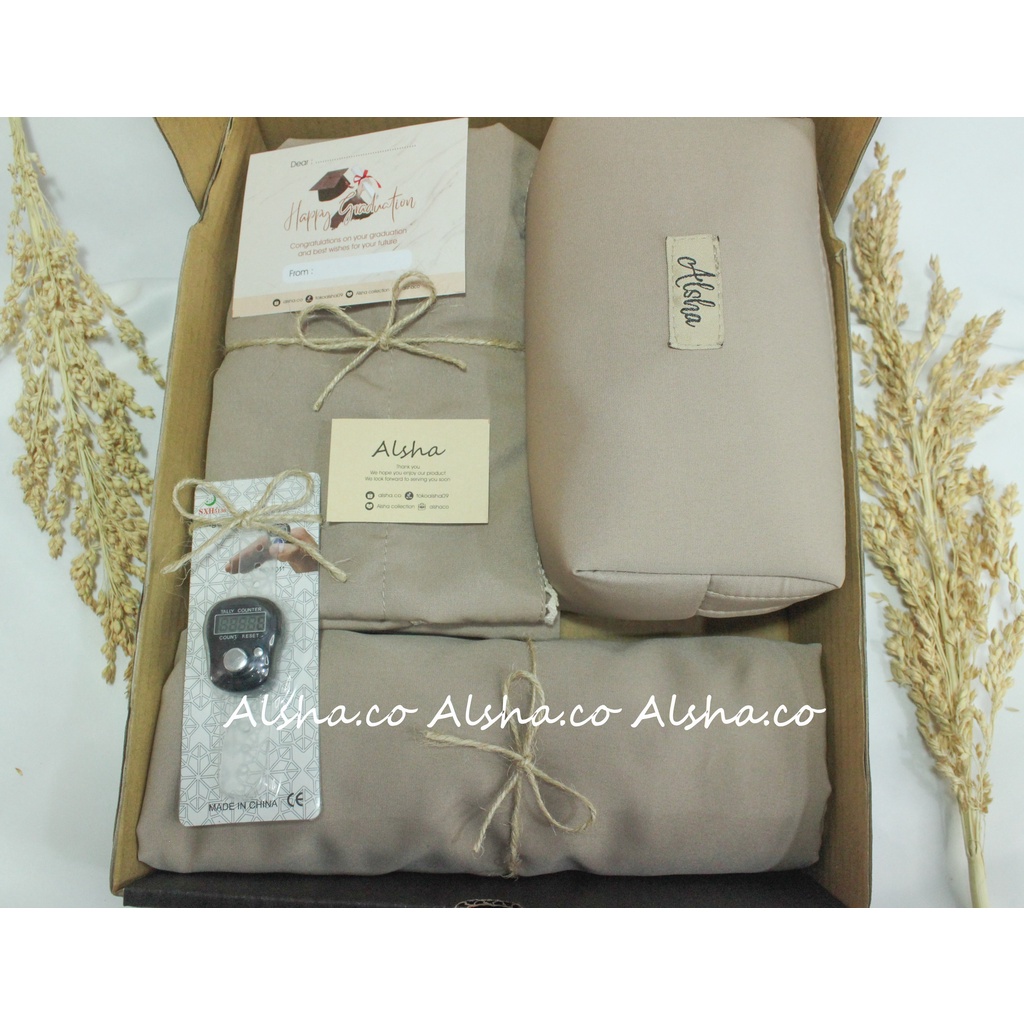Hampers Mukena/Gift Box/Kado Alat Solat Mukenah 2 in 1 Pouch