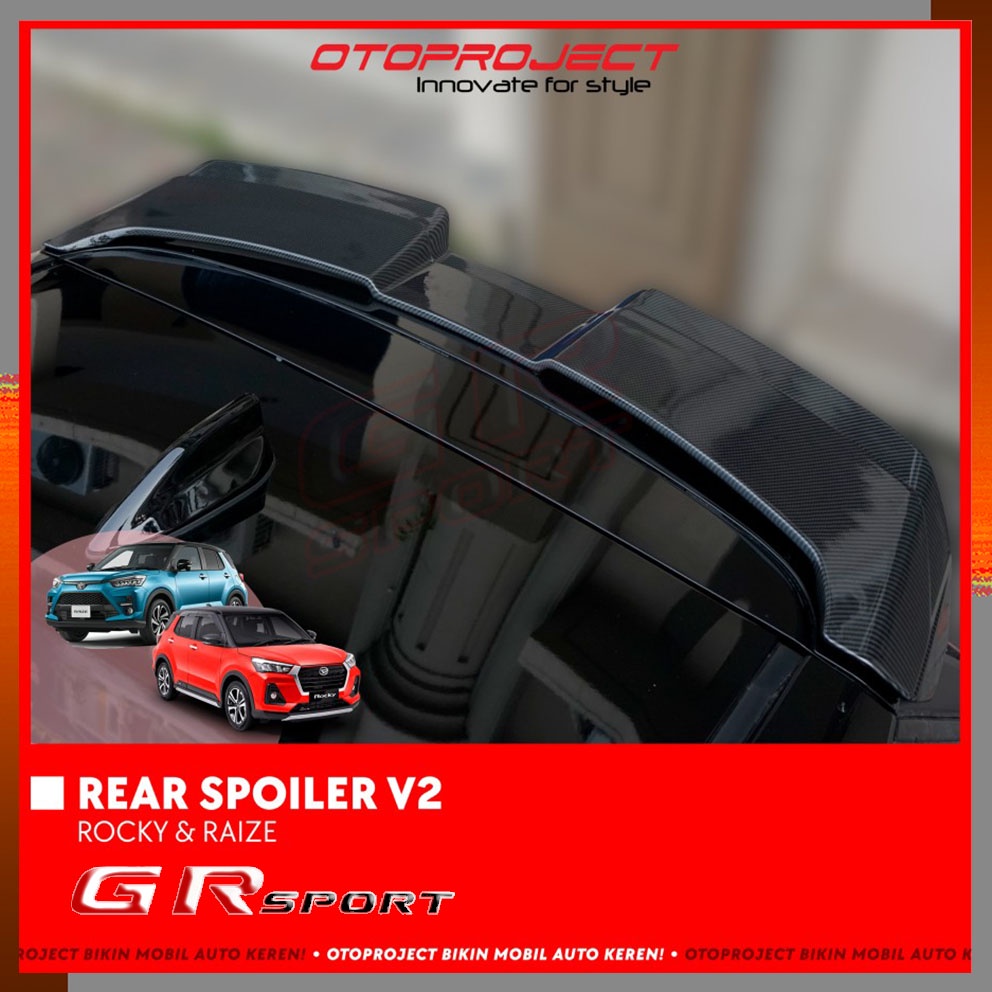 REAR SPOILER TOYOTA RAIZE / DAIHATSU ROCKY V2 - CARBON
