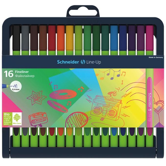 

Schneider Line-Up Fineliner 16 Colors Set 0.4mm