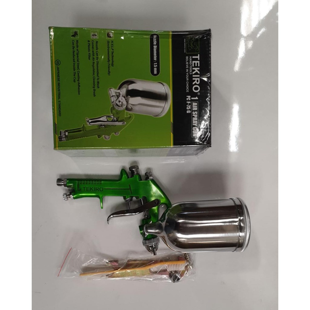 TEKIRO air spray GUN TEKIRO F75 G tabung ATAS CAT SEMPROT F 75 G