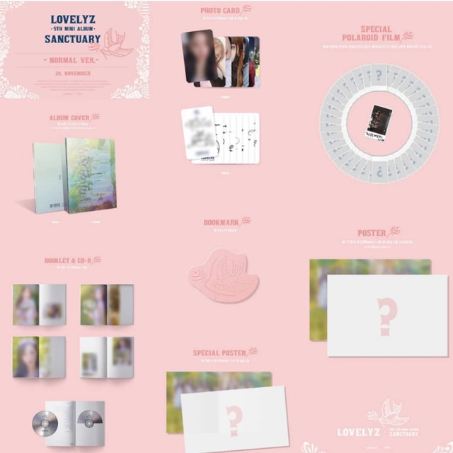 [Pelunasan] Lovelyz 5th Mini Album - SANCTUARY (Normal Edition)