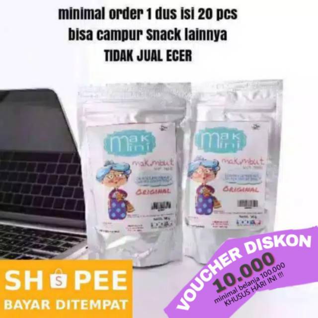 

NO ECER Makmini mak.mbut (arum manis / rambut nenek) 50g