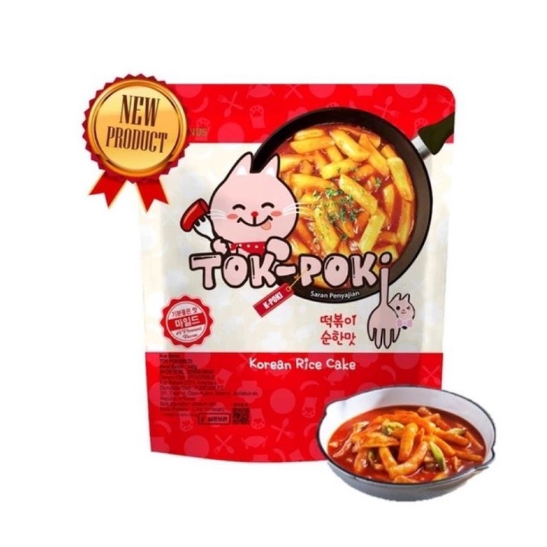 

Promo Tteokboki/Tokpoki/Tteokpoki/Tokboki/Tok-Poki Korinus Halal MUI Original / Spicy Cheese / Mild Murah