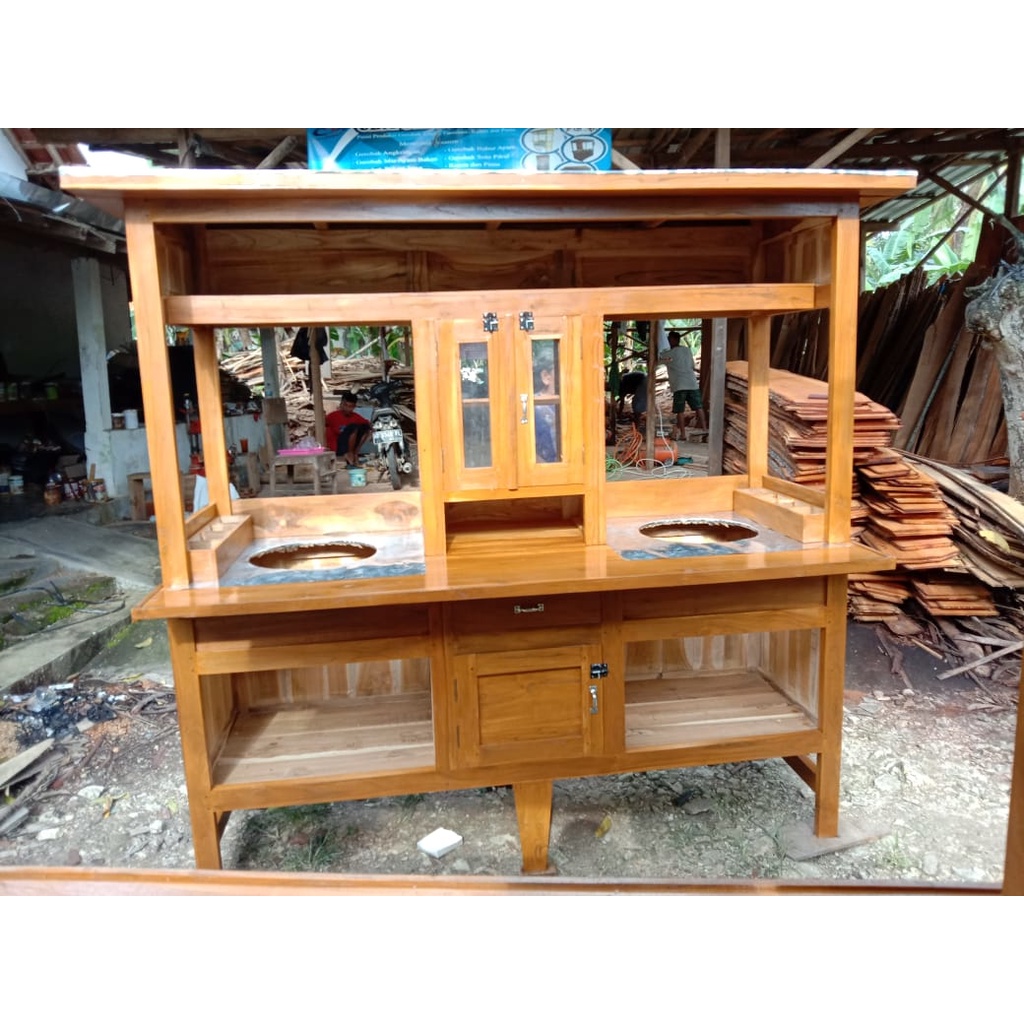 Gerobak Mie Ayam Bakso 2 tungku