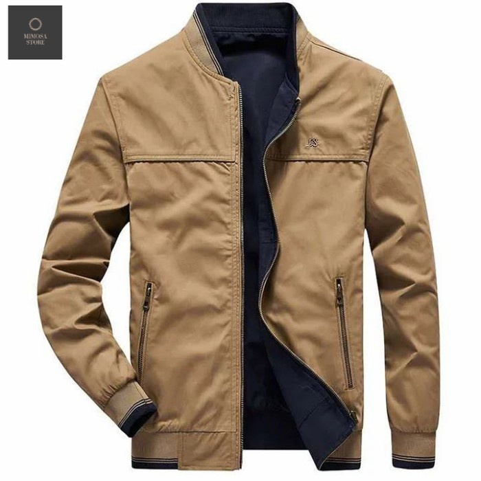 jaket pria casual terbaru / jaket kantor casual / jaket katun casual pria original mimossa
