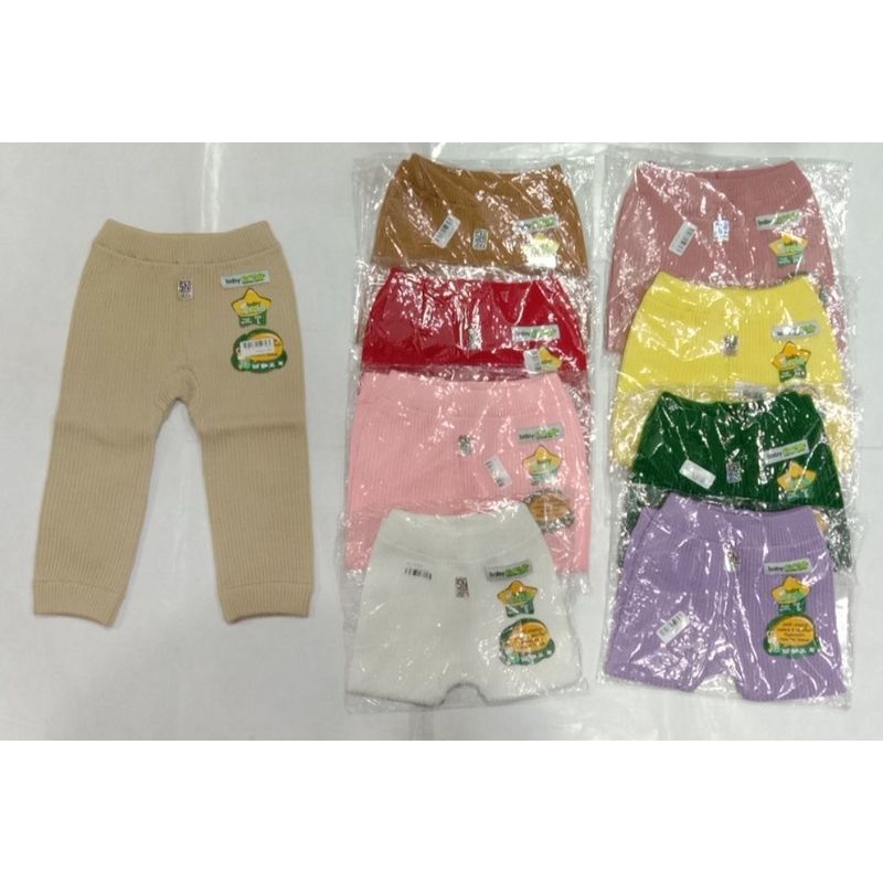 Legging Rajut Polos Bayi dan Anak "Baby Grab"