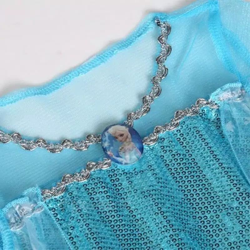 BAJU PRINCESS ANAK KECIL PEREMPUAN WANITA DRESS KOSTUM ELSA FROZEN