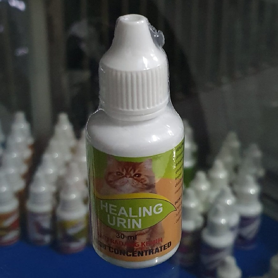 Healing Urin Obat Kucing Susah Kencing Pipis Anti Radang Infeksi Kemih