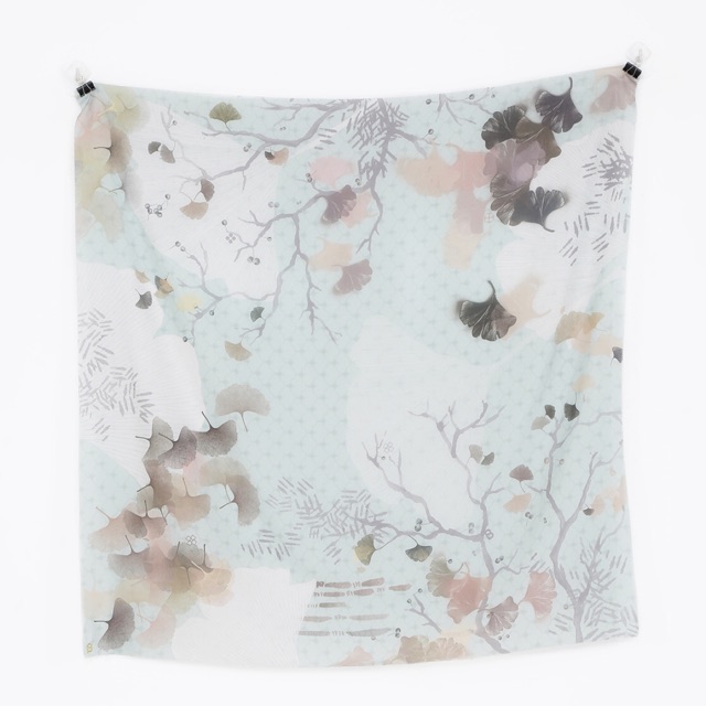 preloved buttonscarves ginkgo series