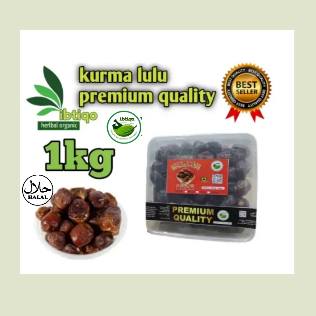 

Kurma Lulu Ibtiqo Premium 1kg - 500gr Termurah 100% Original