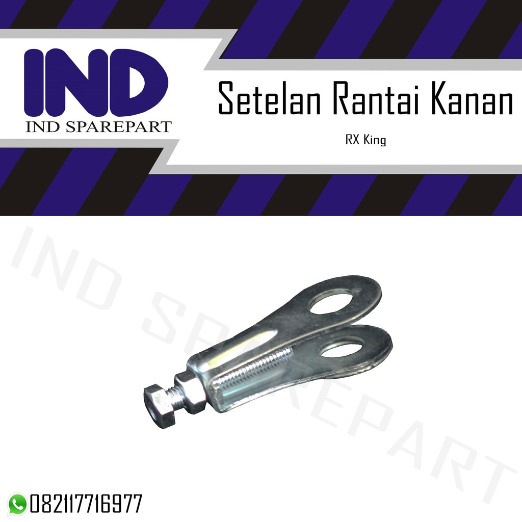 Setelan/Stelan Rantai Kanan Lubang Kecil RX King