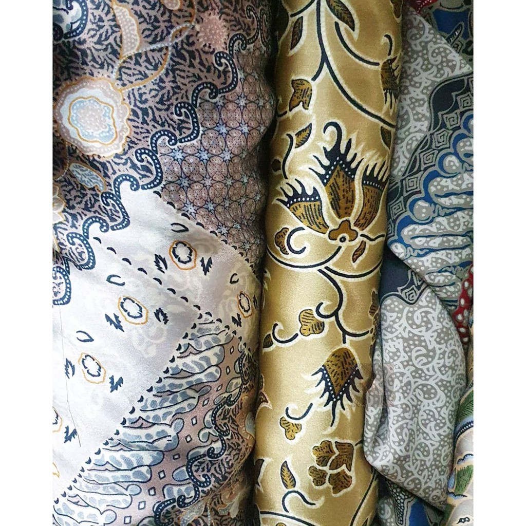 Kain Batik Meteran Bahan Dobby SIlk Aneka Motif