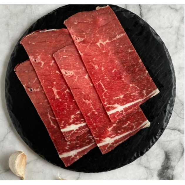Daging Sapi Beef Slice AUS Wagyu Topside MB 6 - 7