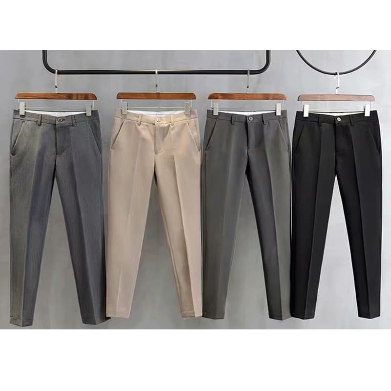 N82 - Ankle Pants Pria Celana Angkle Pants Panjang Clana Formal Kerja Kantor Premium Grey