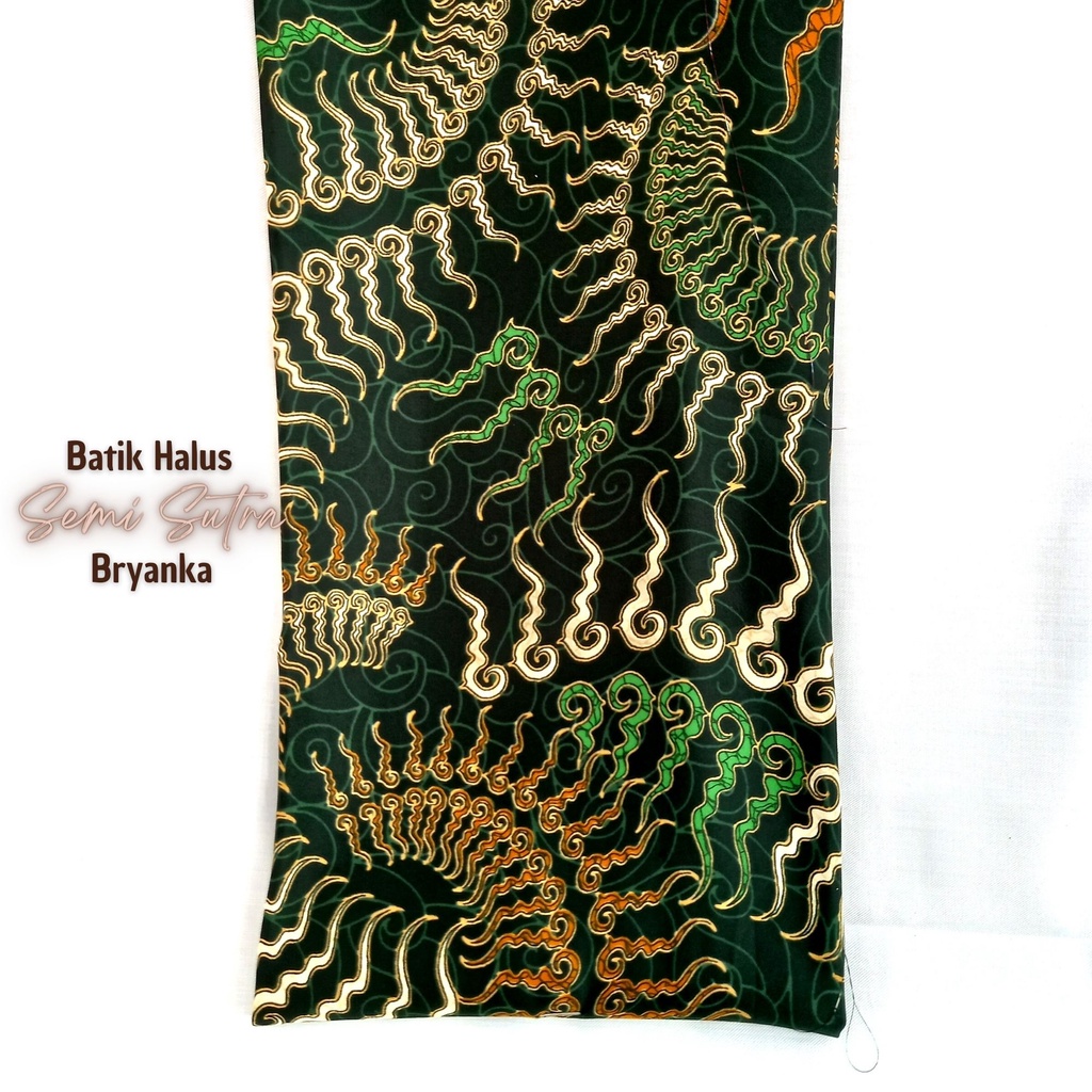 Pusat Bordir Tasikmalaya - Kain Batik Halus Semi Sutra Silky Danar Hadi Motif Bryanka