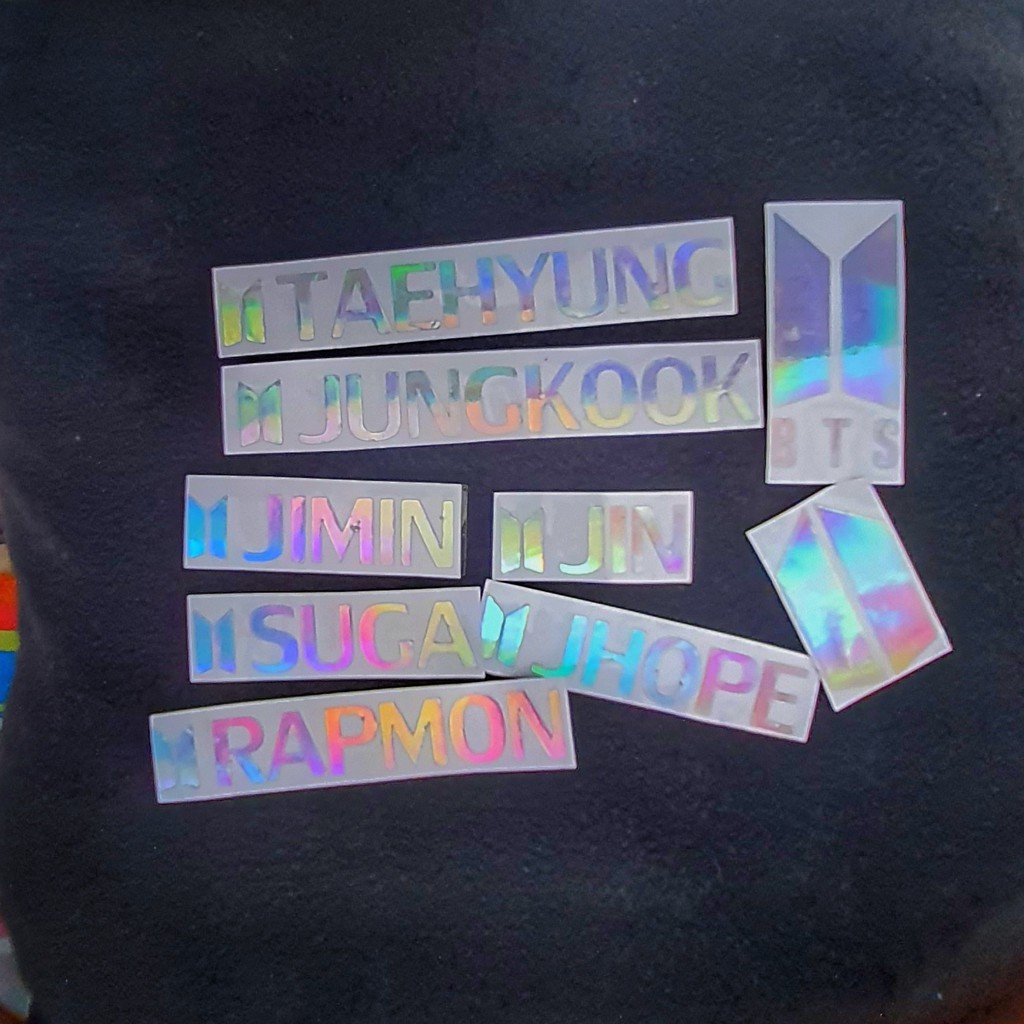 STIKER HOLOGRAM BANGTAN BOYS / STICKER HOLOGRAM BANGTAN BOYS KPOP