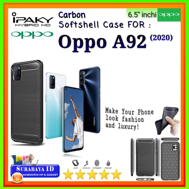 Casing Case Oppo A92 (2020) (6.5"inchi) | Soft Case iPaky Oppo A92 (2020)