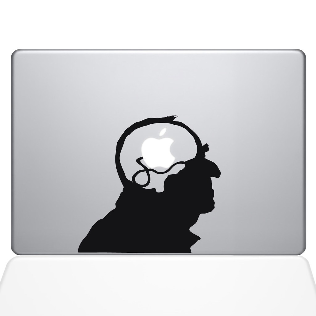 Stiker Laptop Steampunk Apple Brain Macbook Decal
