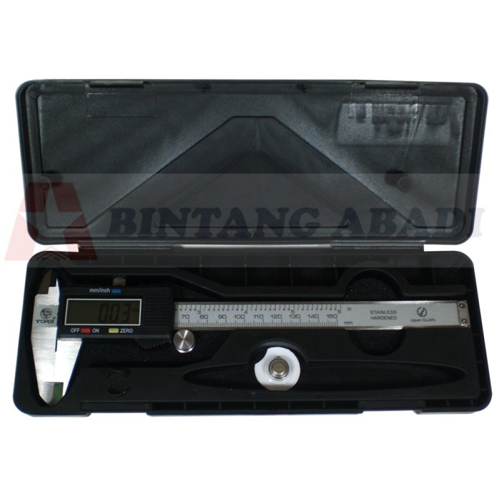 

Tora Sikmat Besi Digital 6" (150 Mm) / Jangka Sorong / Caliper Trvc206