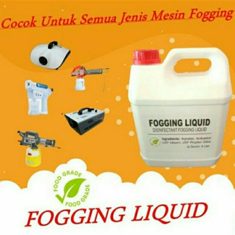 Cairan fogging disinfektan food grade 4 liter