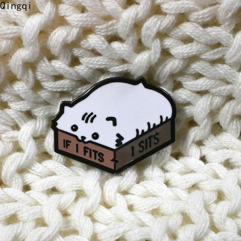 Bros Pin Enamel Desain Kartun Hewan Kucing Lucu Untuk Hadiah