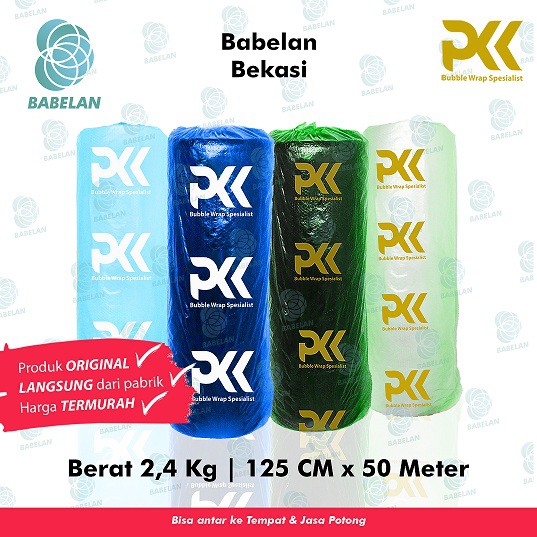 

Bubble Wrap PKK roll 125 cm x 50 Meter