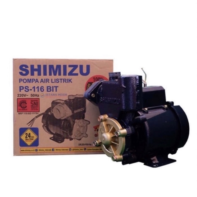 SHIMIZU POMPA AIR PS 116 / POMPA AIR SHIMIZU (NON OTOMATIS) - ORIGINAL