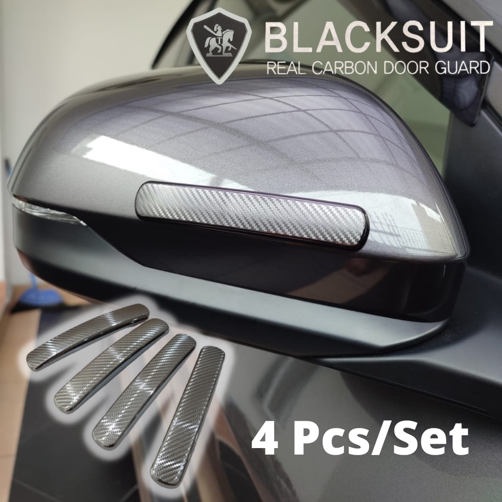 Door Guard Pelindung Pintu Mobil Blacksuit Real Carbon Premium Original