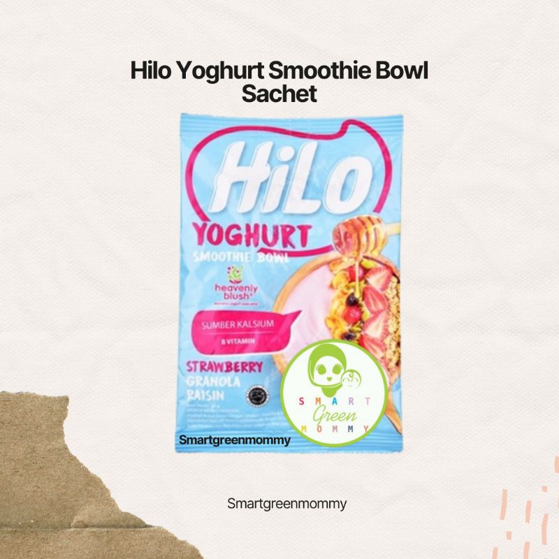 HiLo Platinum Swiss Chocolate Sachet / Hilo Yoghurt Smoothie Bowl Strawberry Sachet 30 g