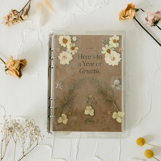 

ZEN ZINNIA UNDATED BLOOM JOURNAL- A5 BINDER