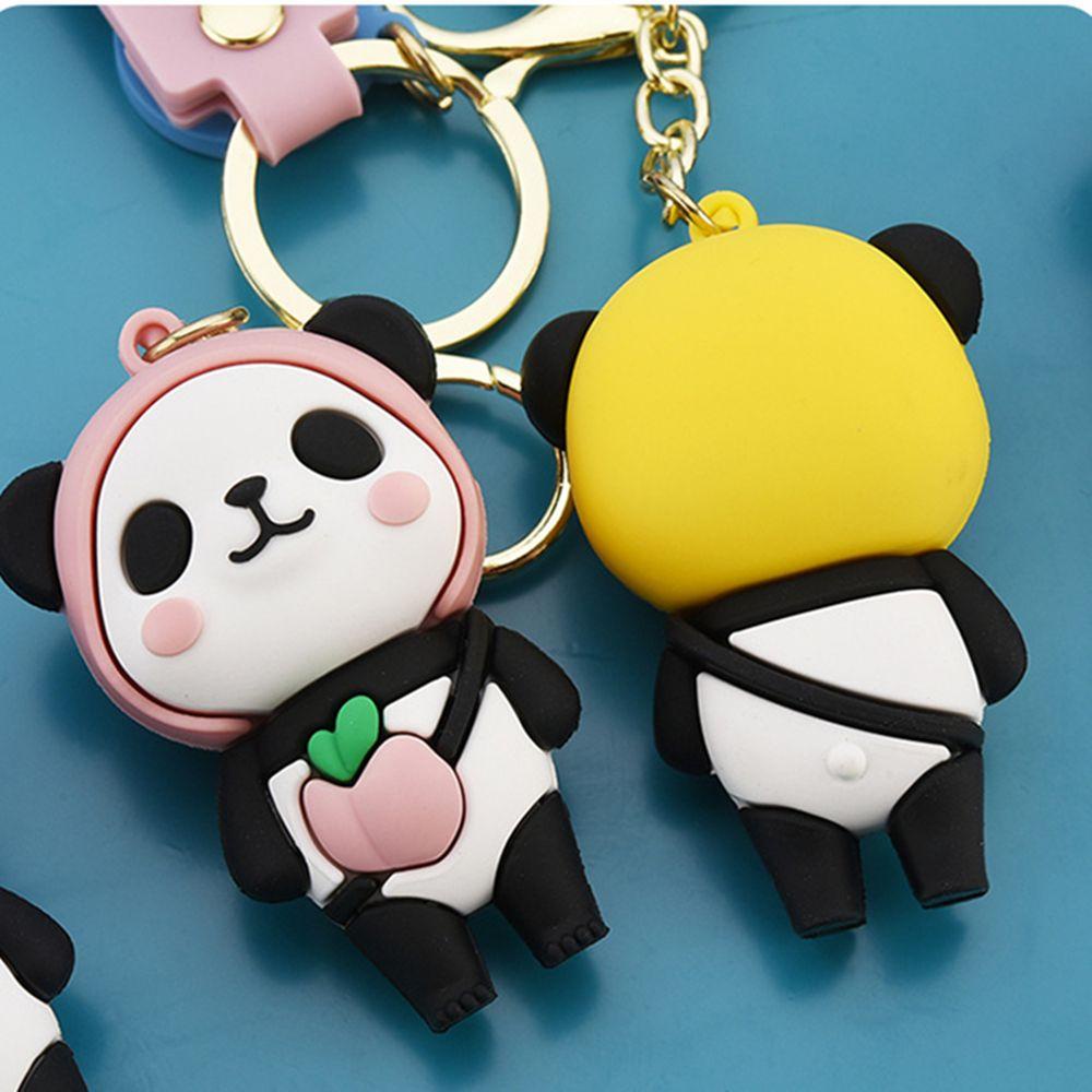 Gantungan Kunci Bentuk Panda Kartun