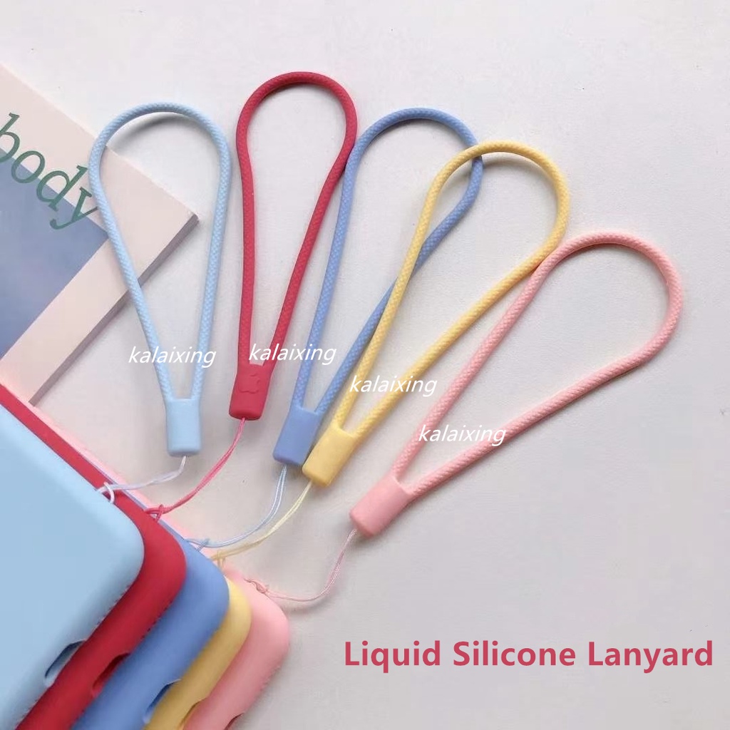 Tali Lanyard Silikon Cair 20 Warna Pastel untuk Case Mobile Phone