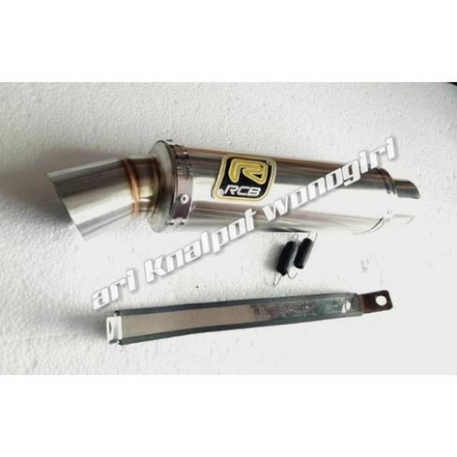 Knalpot Racing RCB SLINCER ONLY .TABUNG KNALPOT RCB