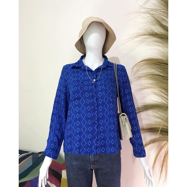 link blouse warna biru (SOLD hanya link)