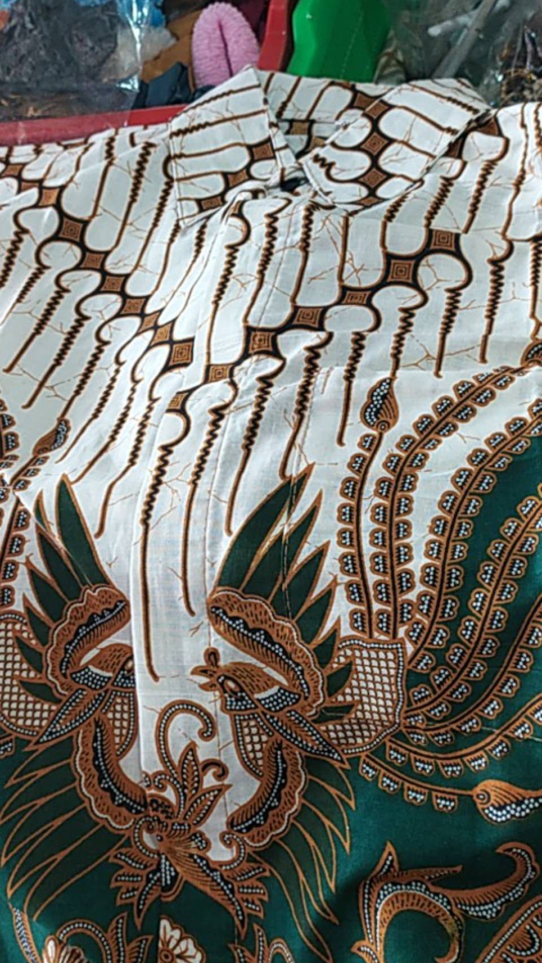 (termurah + Ada Anak) Batik Couple Selendang Parang Panjang Tille Brukat Nirmala