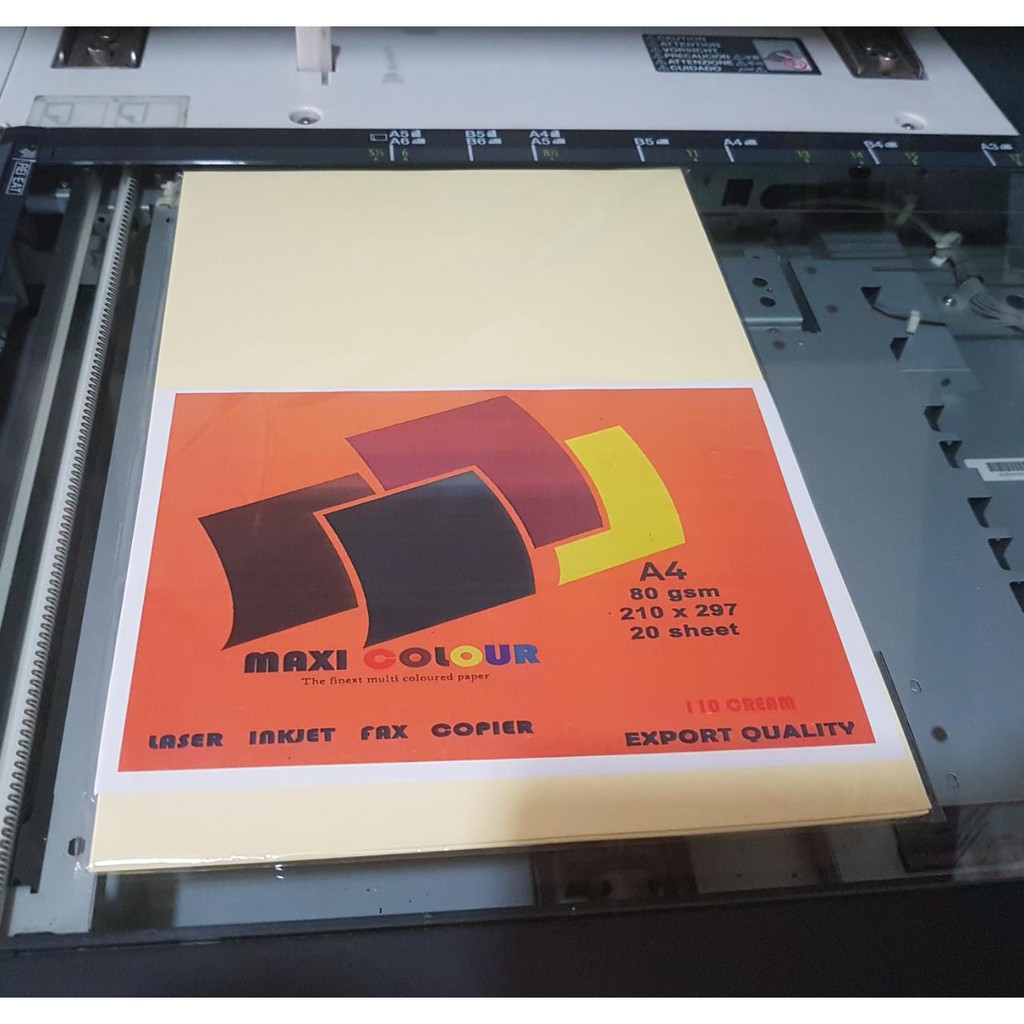 

Kertas HVS Warna cream A4 Maxi Colour 80gr isi 20 lembar