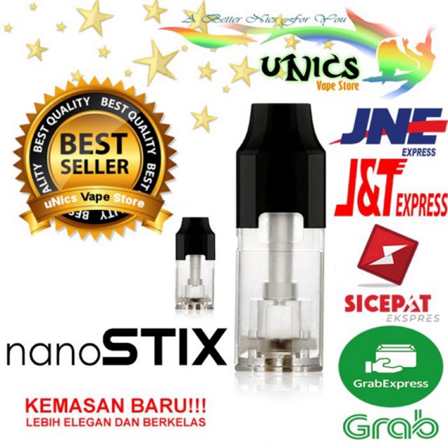 Best Sellers Pods Kosong Nanostix Refill Cartridge 100 Kompatibel Dengan Nanostix Dan Nanopods Shopee Indonesia