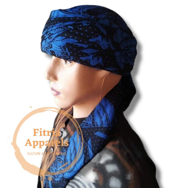 imamah Praktis motif batik Baduy peci habib peci praktis wali Terjangkau