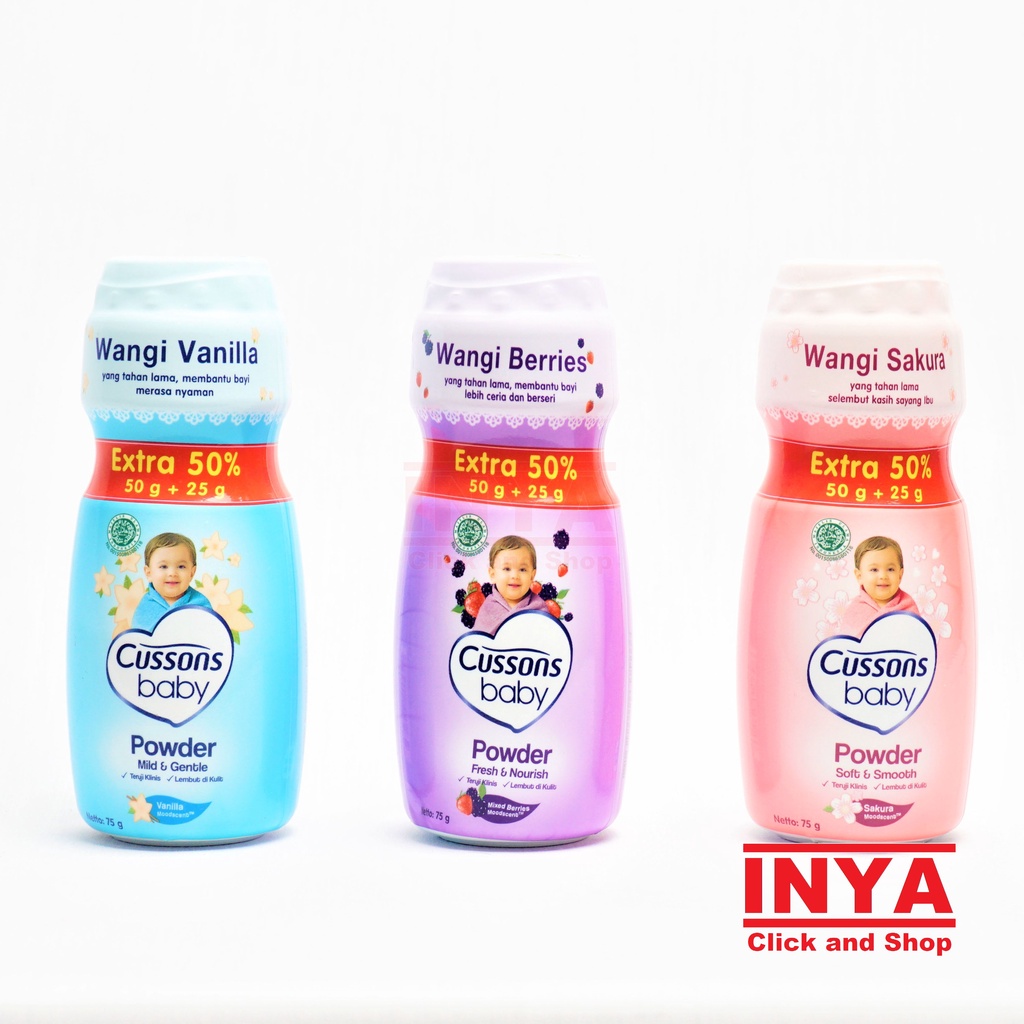 CUSSONS BABY POWDER MOOD SCENT - Bedak Bayi