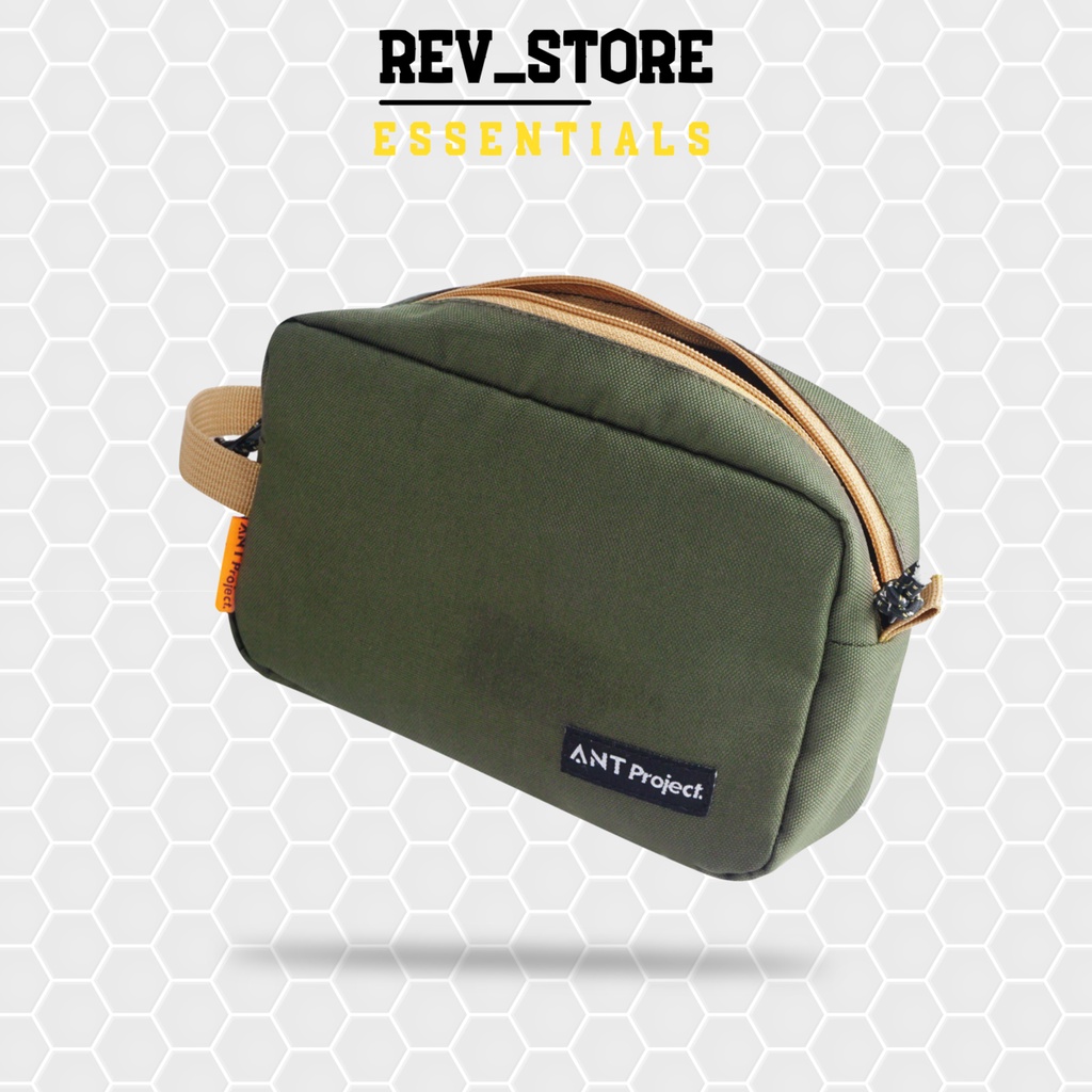 REV X ANT - Pouch Bag IRISH Doppkit - Tas Tangan Clutch Bag