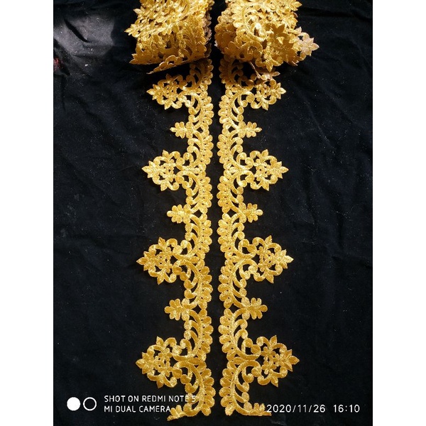 renda bordir meteran / renda bordir roll murah / renda pinggiran / renda kebaya