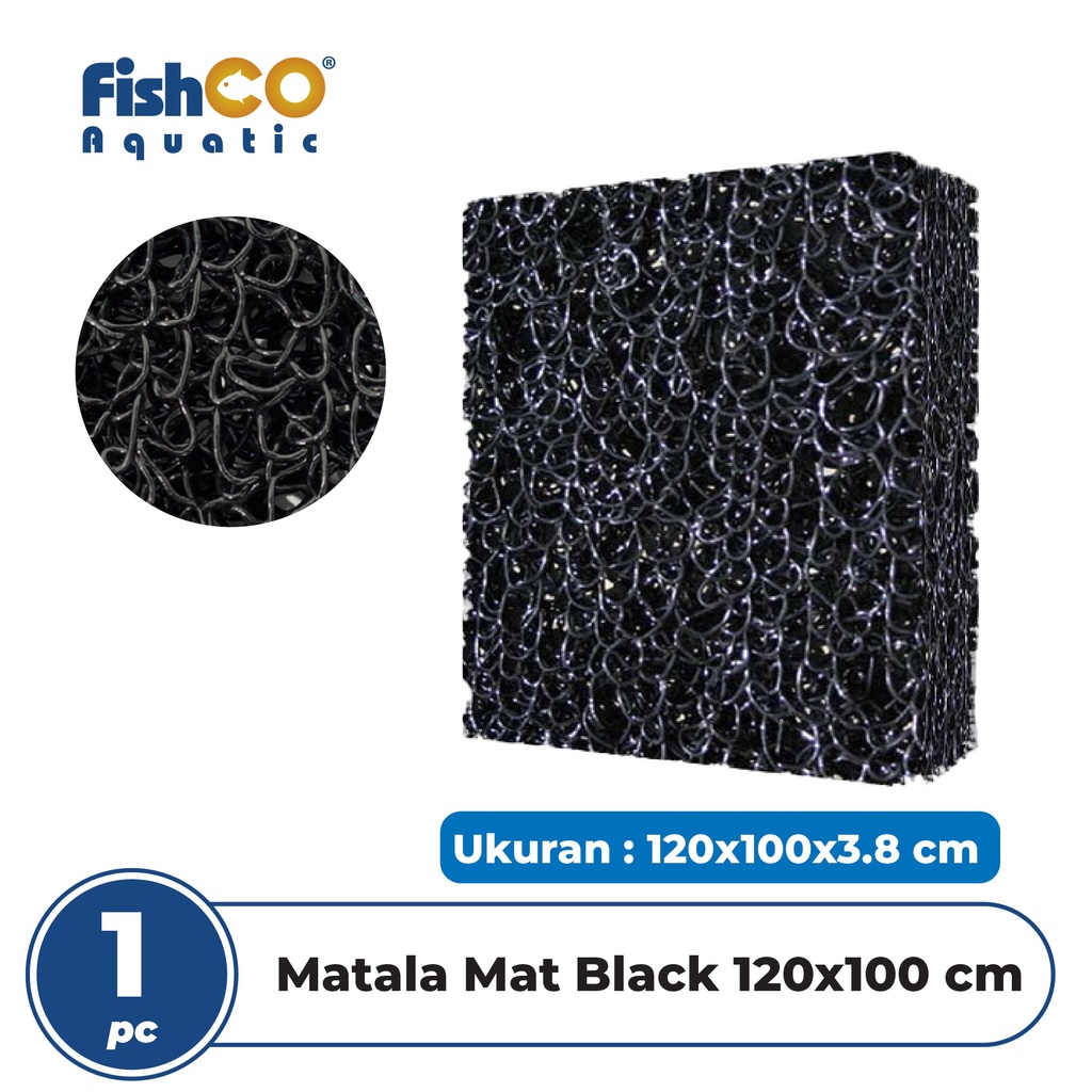 Jual Media Filter Matala Mat Hitam Black Matalamat Size 120x100 CM