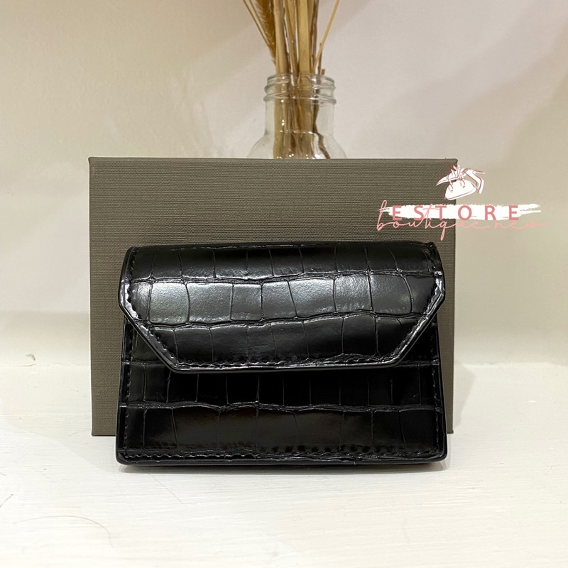 CK mini croc wallet