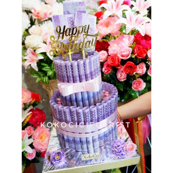 Money Cake 2 tiers