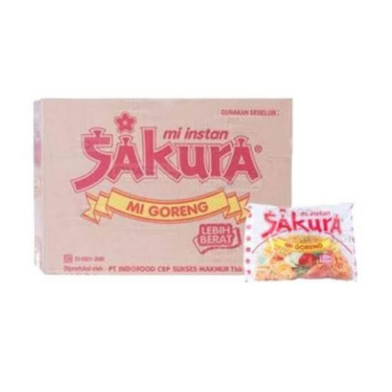 

mie sakura goreng 1dus isi 40pcs