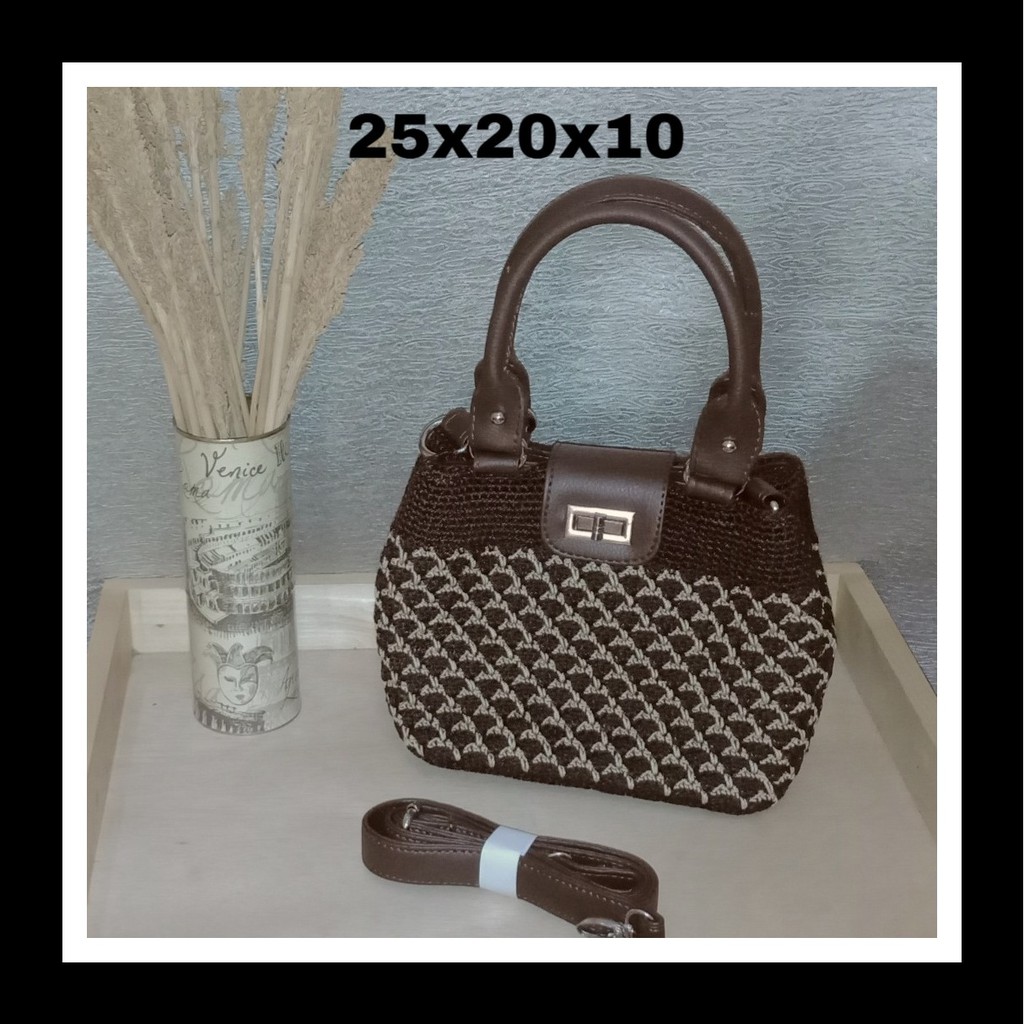 tas wanita rajut webe